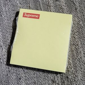 Supreme yellow sticky note